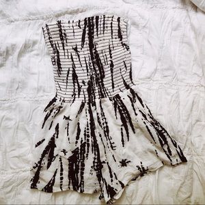 Bloomingdales AQ Tie-dyed Strapless Romper